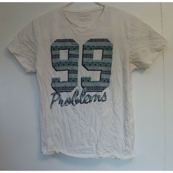 Cedar Wood State 99 Problems Mens Graphic T Shirt‎ Sz Large - Picture 1 of 4